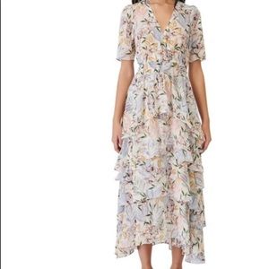 Maje jungle blanc dress